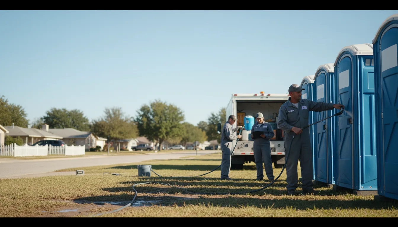 Long-Term Portable Toilet Rental in Rice Lake, WI near me